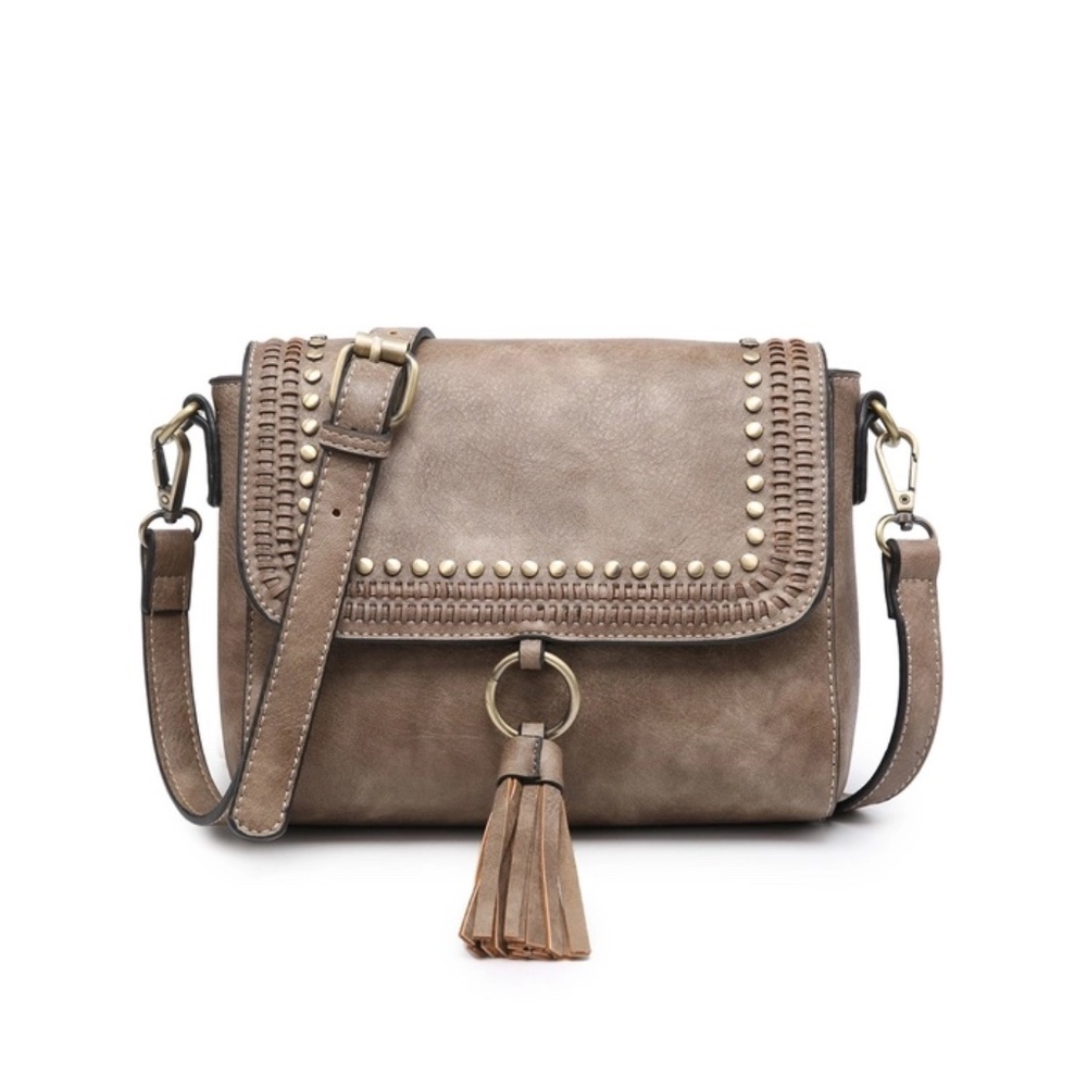 Sage Studded Crossbody - Clay